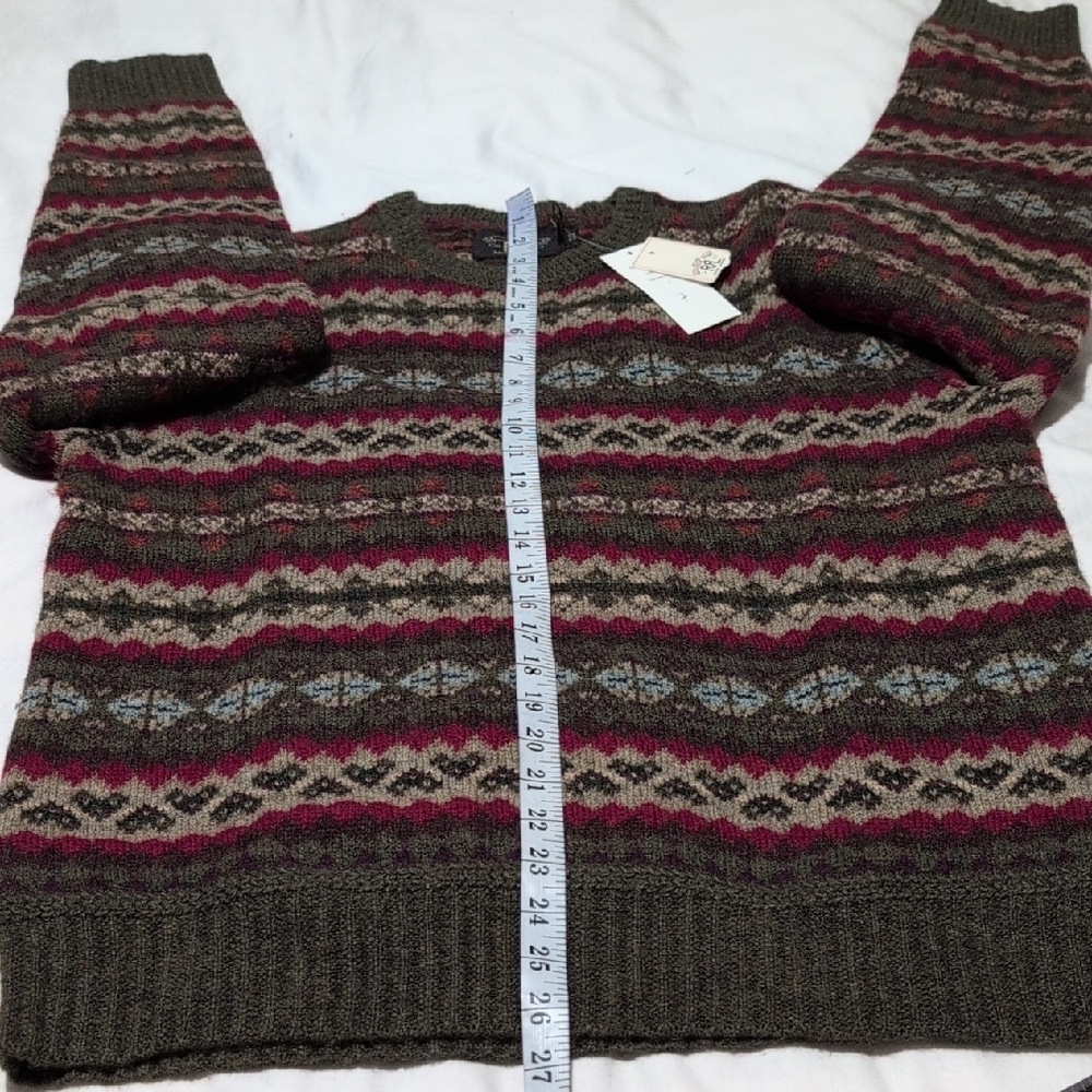 Ralph Lauren Double RL Multicolor Patterned Crewneck Sweater - Picture 9 of 11